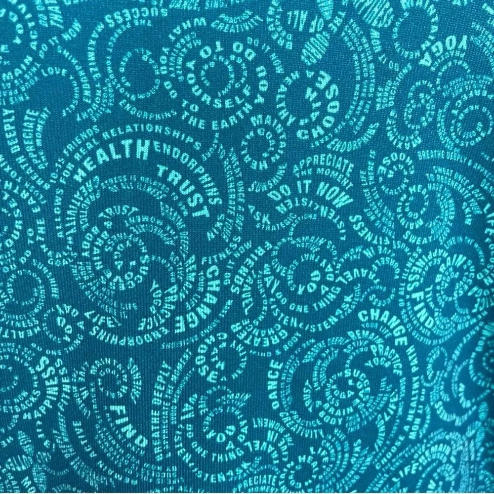 lululemon Cool Racerback Foli Manifesto Bali Breeze Tofino Teal